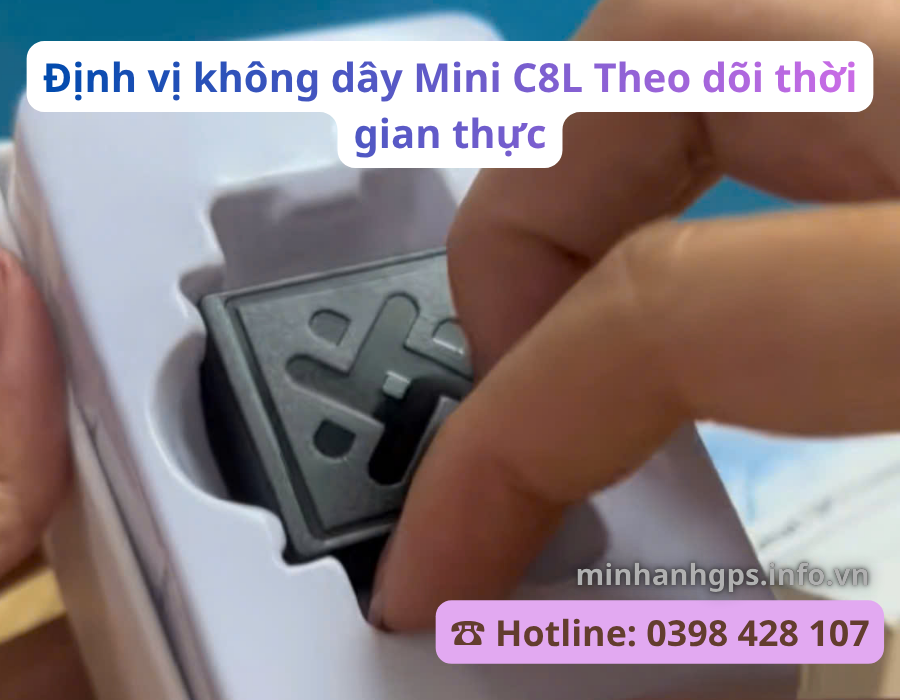  Định Vị Không Dây Mini C8L – Theo Dõi Thời Gian Thực, Nhỏ Gọn
