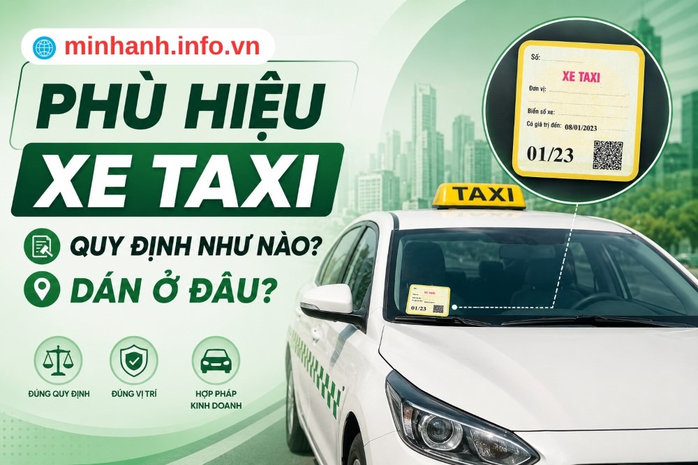 phù hiệu xe taxi