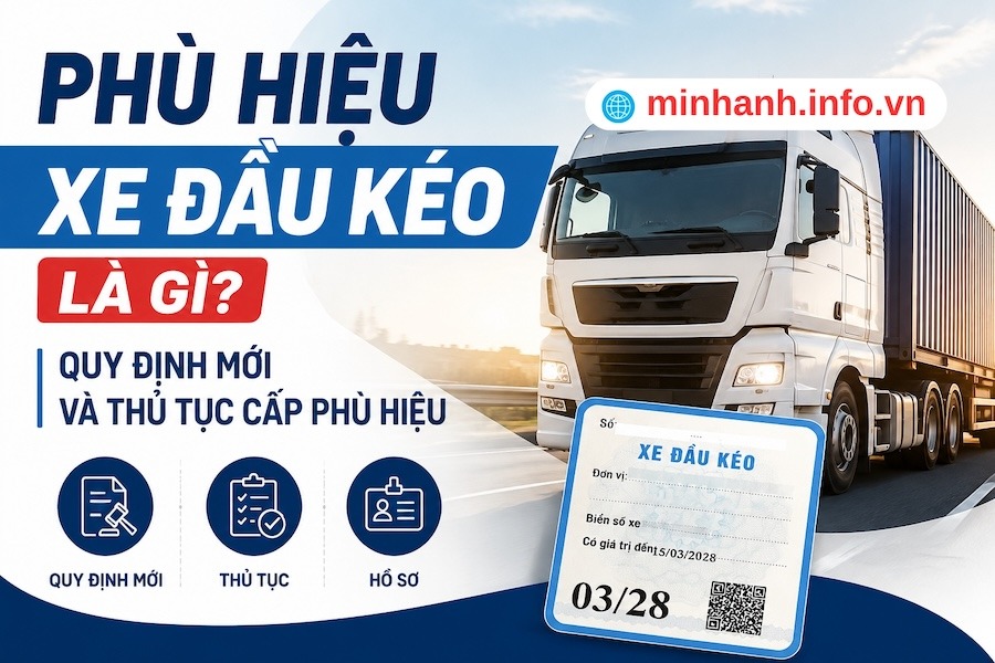 phù hiệu xe đầu kéo